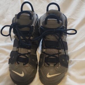 Nike Gray and Black High-Top Sneakers